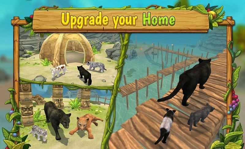 Panther Family Sim bản mod trực tuyến miễn phí