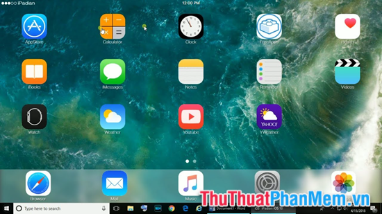 Trình giả lập iPadian iPhone