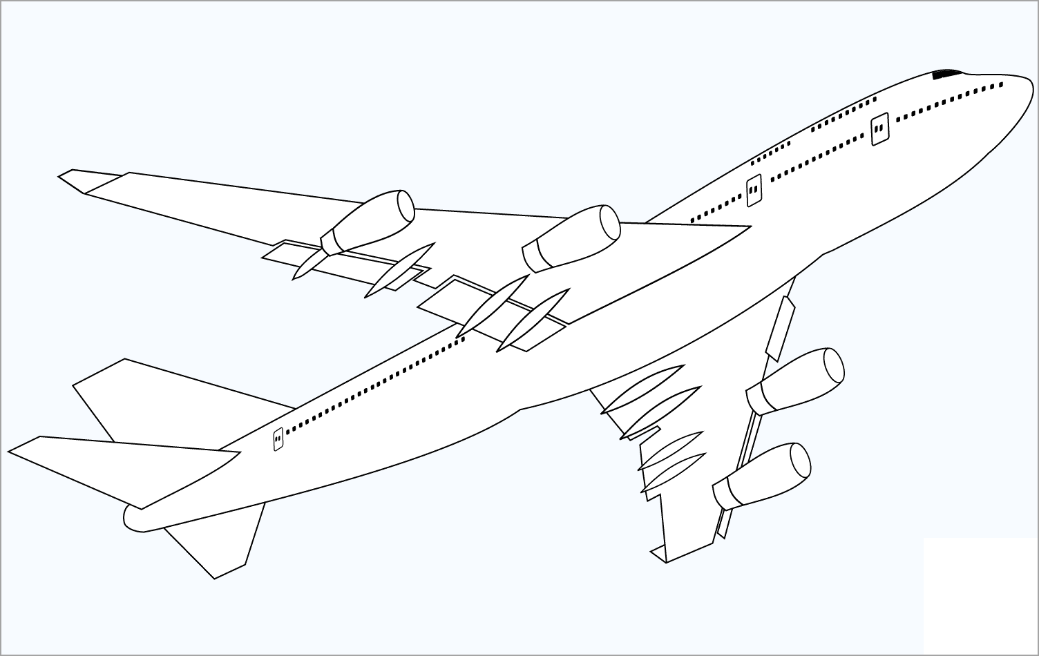 Airplane theme coloring book