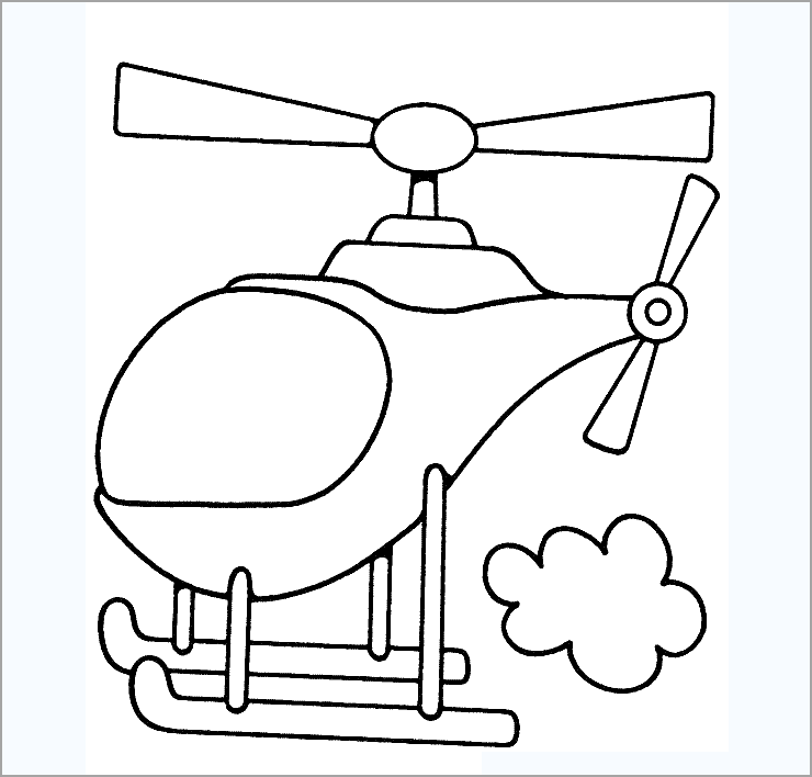 Cute helicopter image