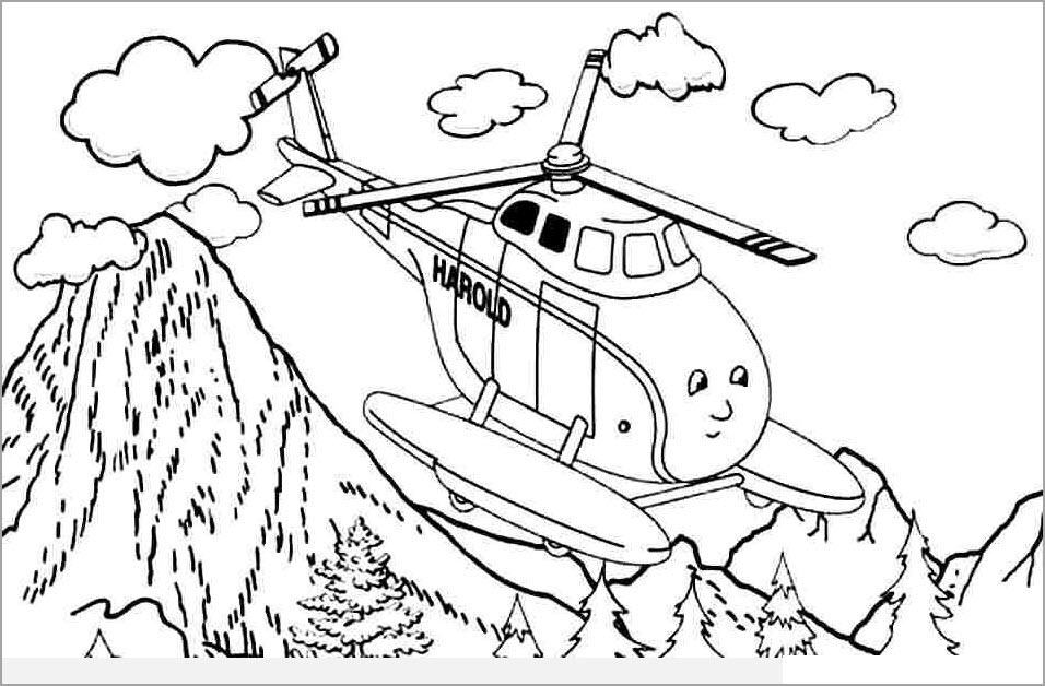 Helicopter coloring