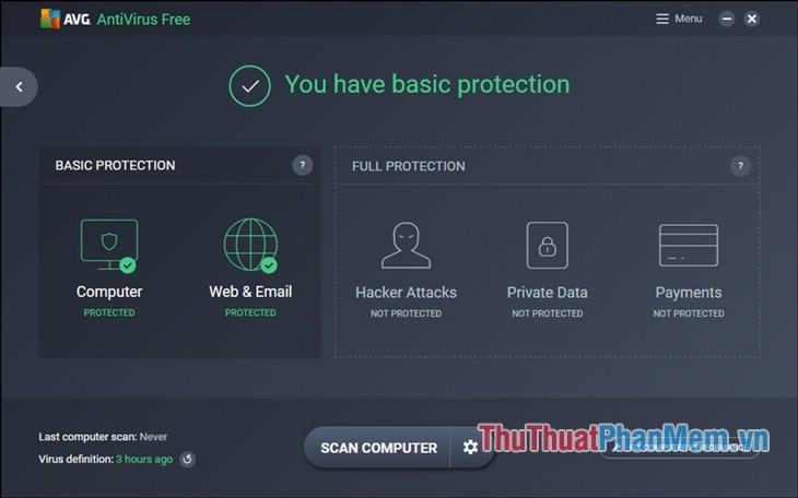 Phần mềm diệt virus miễn phí AVG