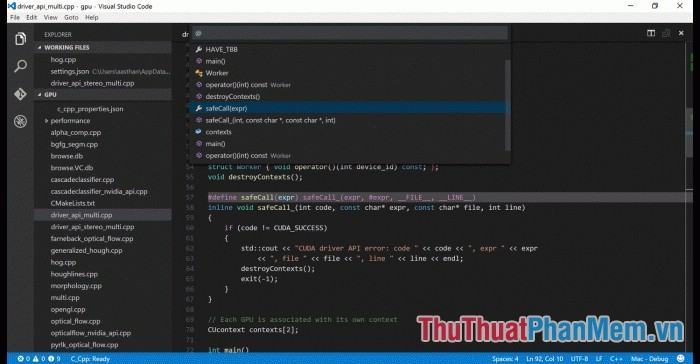 Phần mềm Visual Studio Code