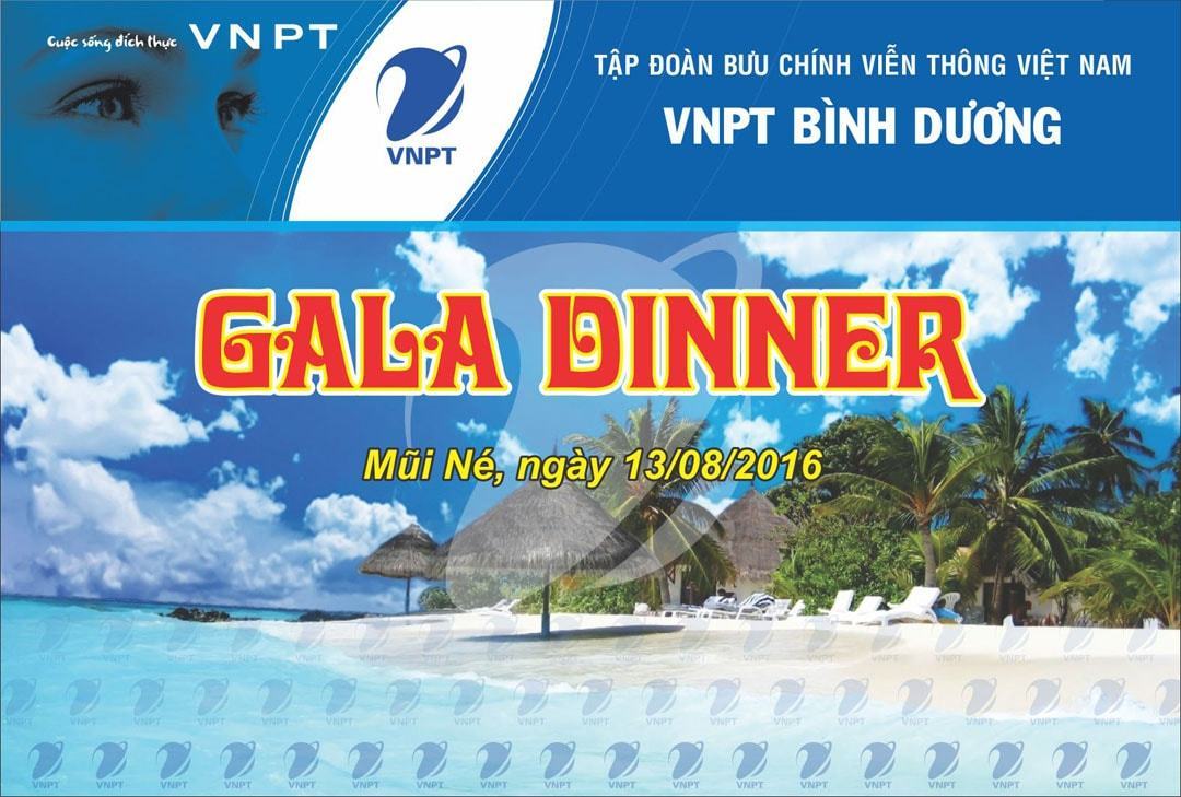 Backdrop gala dinner lớn