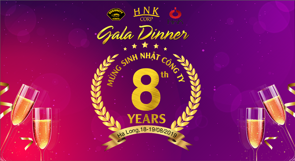 Phông nền cho gala dinner