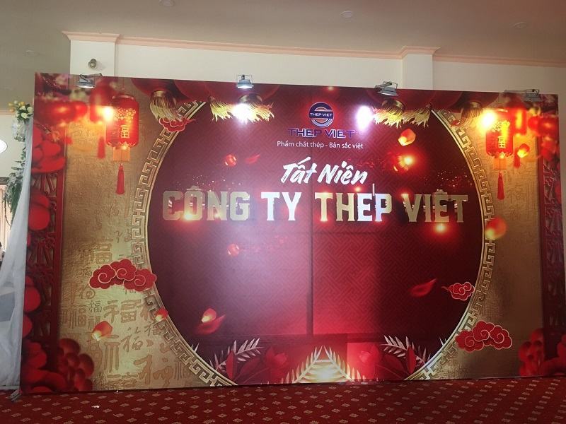 Backdrop tiệc gala dinner