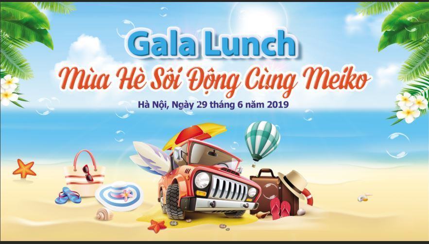 Thiết kế backdrop gala dinner bãi biển