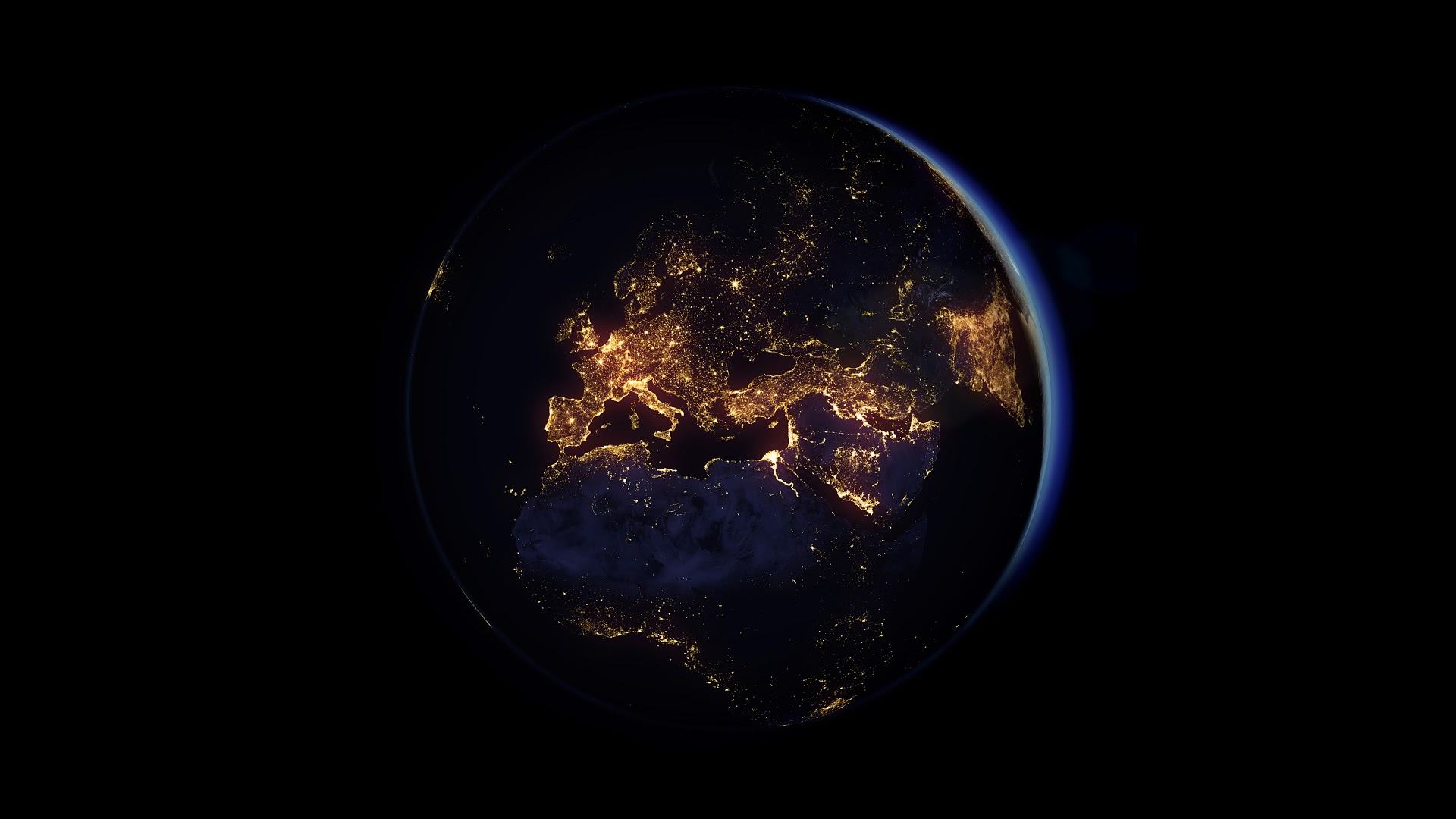 Ảnh Trái đất về đêm chụp từ không gian đẹp nhất