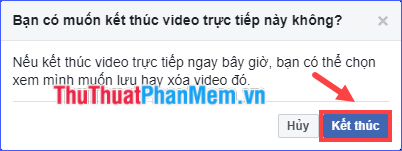 Chọn Kết thúc