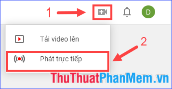 Mở phát trực tiếp