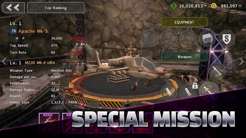 GUNSHIP BATTLE Máy bay trực thăng 3D mod apk