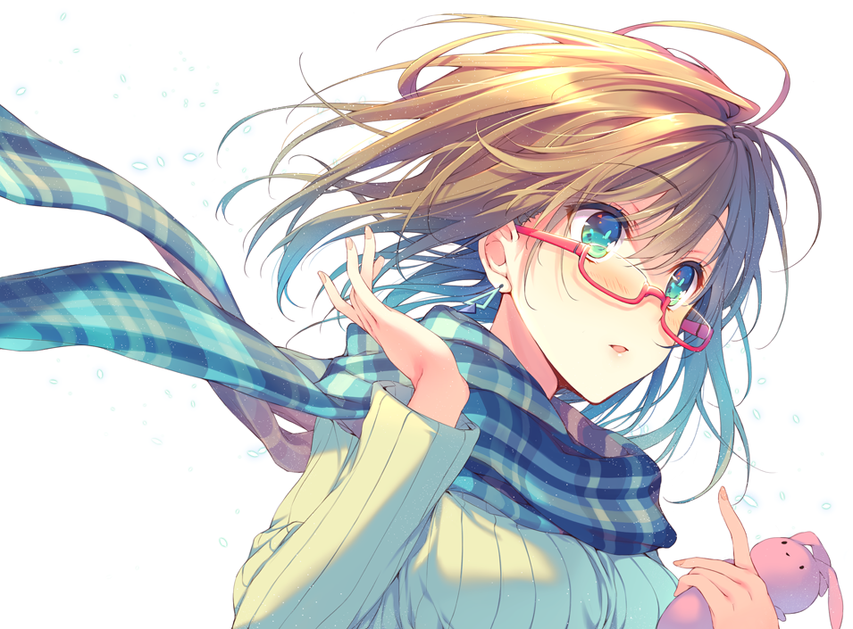 Hình ảnh anime girl đeo kính đẹp