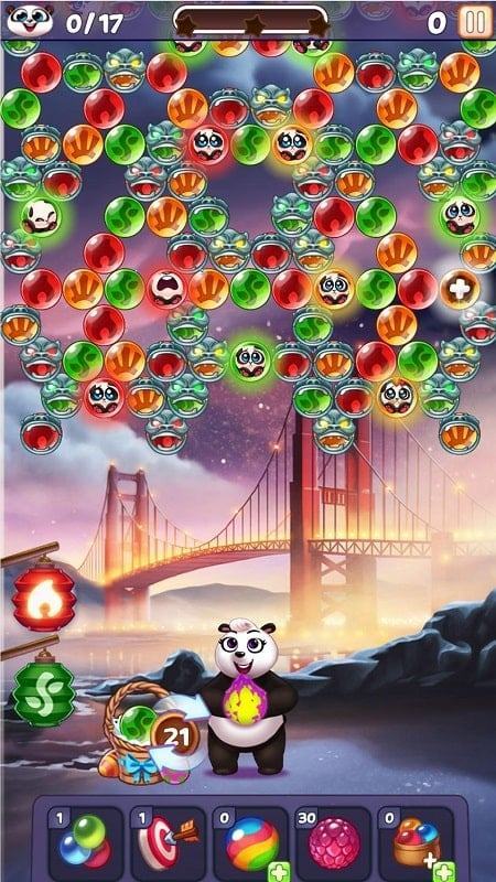 Bắn bong bóng Panda Pop mod android