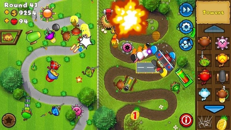 Apk mod Bloons TD 5