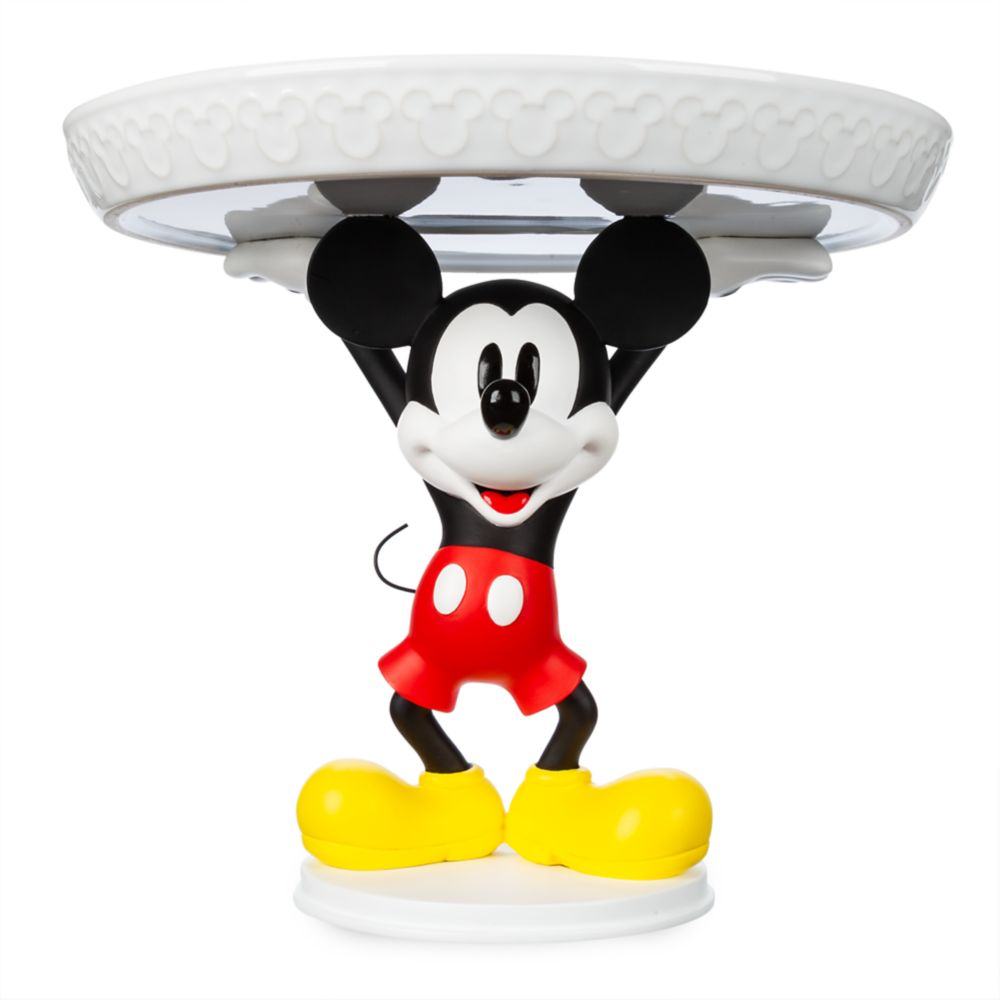 Hình ảnh chuột Mickey đang nâng đĩa