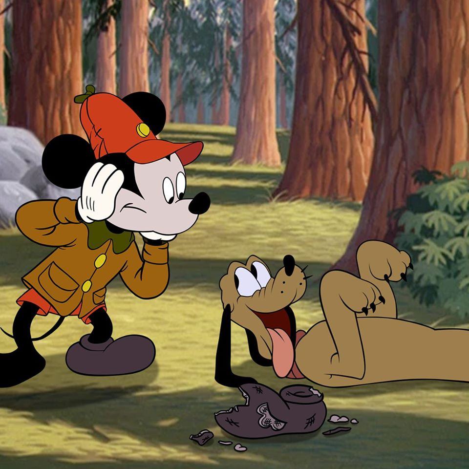 Hình ảnh đòi tiền chuộc của Mickey với những người bạn chó của mình