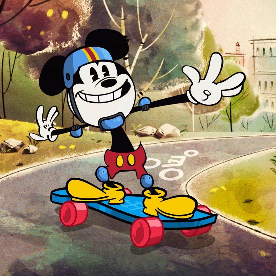 Đổi Mickey để trượt ván