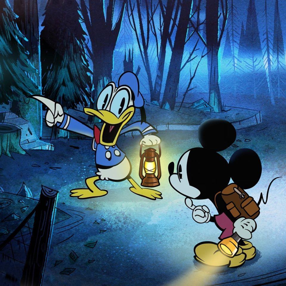 Chuột Mickey và Vịt Donald khám phá ngôi nhà ma ám