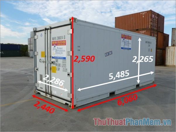 Container Lạnh Size 20 Feet – RF