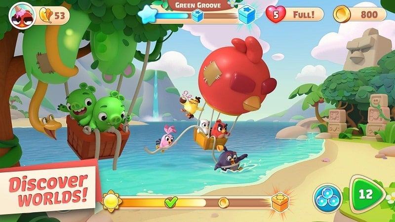 APK bản mod Angry Birds Journey