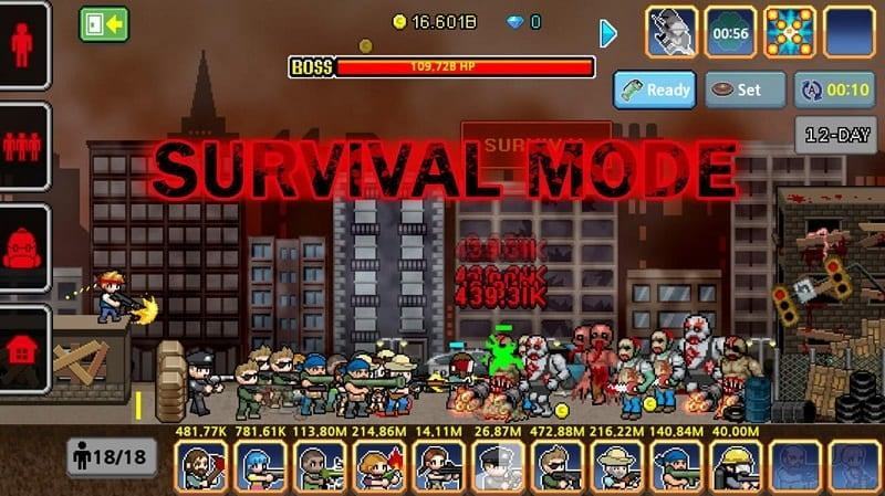 Apk mod Zombie Survival 100 NGÀY