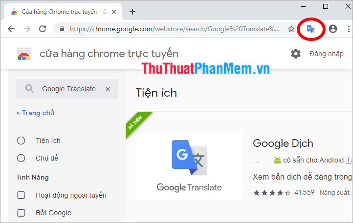 Biểu tượng Google Dịch