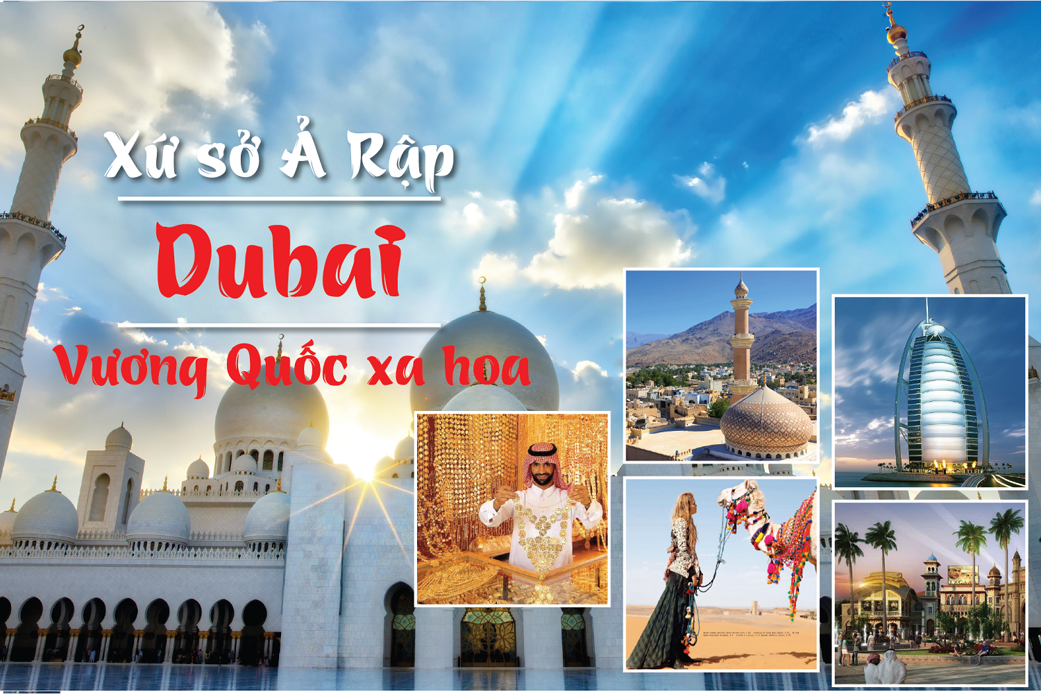 Biểu ngữ du lịch Dubai đẹp