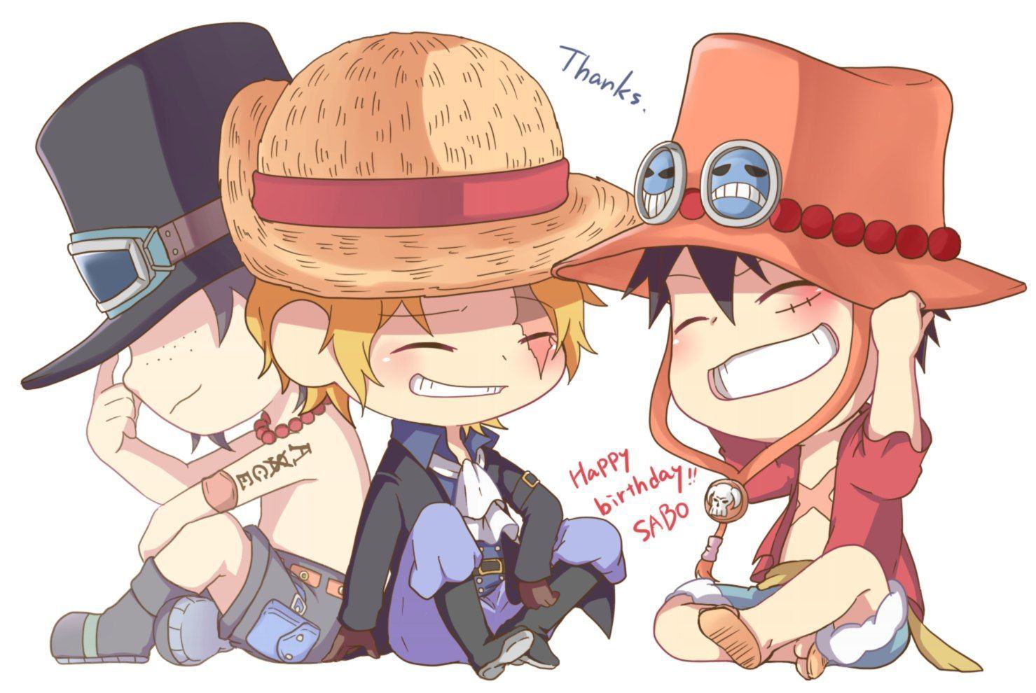 Chibi One Piece dễ thương