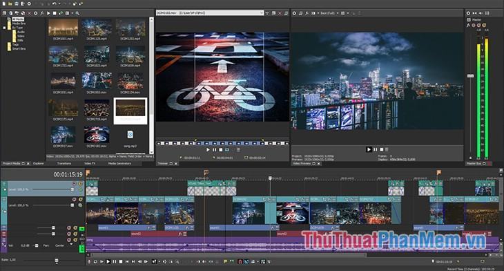 Phần mềm Sony Vegas Pro