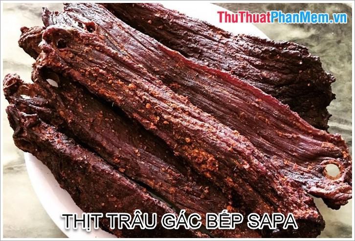 thịt trâu gác bếp