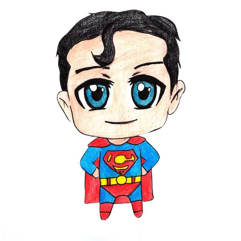 Vẽ siêu anh hùng bằng bút chì