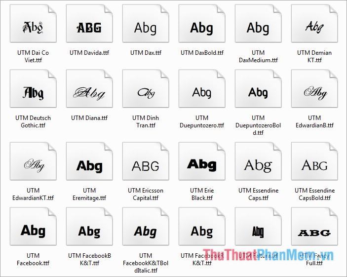 Nếu bạn đang tìm kiếm một font chữ tiếng Việt dễ đọc và đẹp mắt, UTM font Việt Hóa Unicode là sự lựa chọn tuyệt vời. Với hỗ trợ đầy đủ các ký tự trong tiếng Việt, font chữ này giúp cho các tài liệu của bạn trở nên dễ hiểu hơn và chuyên nghiệp hơn. Tải ngay để trải nghiệm!