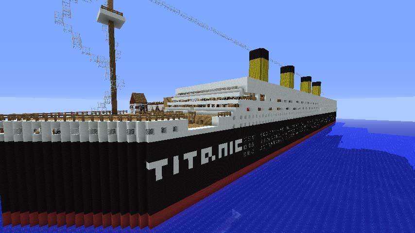 Những hình ảnh tàu minecraft titanic đẹp nhất