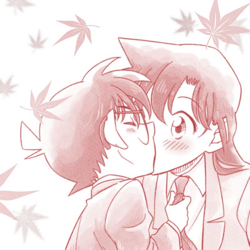 Hình ảnh Conan và Ran hôn nhau