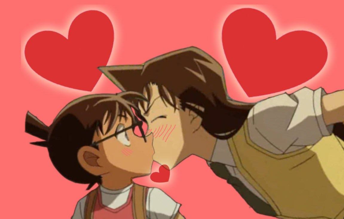 Ảnh Ran hôn Conan