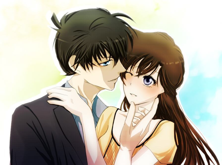 Hình ảnh Shinichi và Ran hôn nhau dễ thương nhất