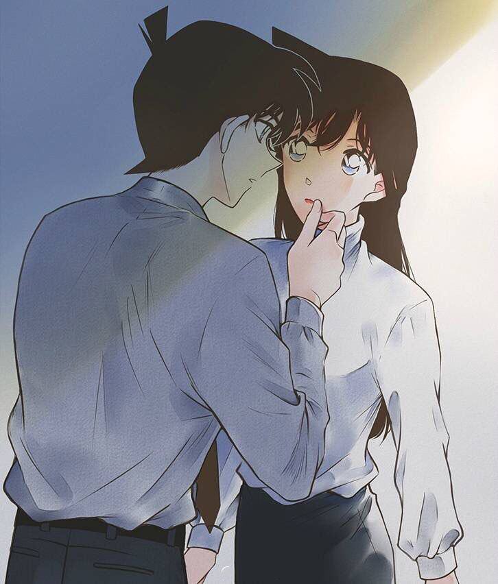 Shinichi hôn Ran