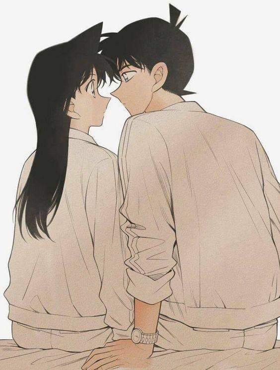 Hình ảnh nụ hôn quyến rũ nhất của Shinichi và Ran