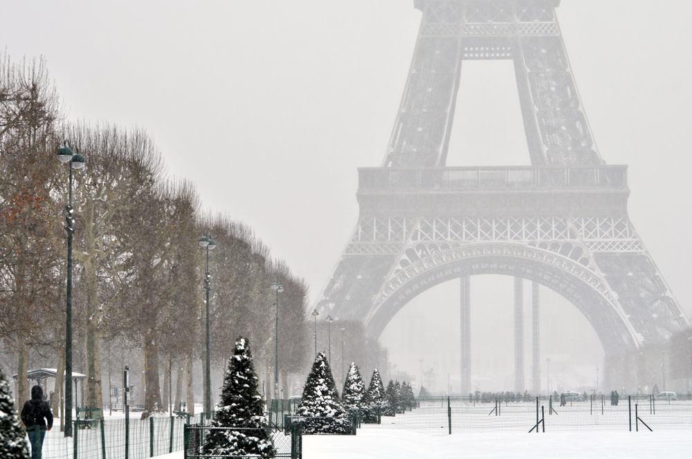 Hình ảnh mùa đông Paris