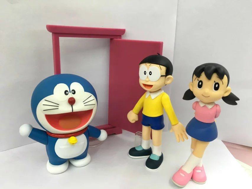 Hình ảnh bộ ba Doraemon xuka và nobita