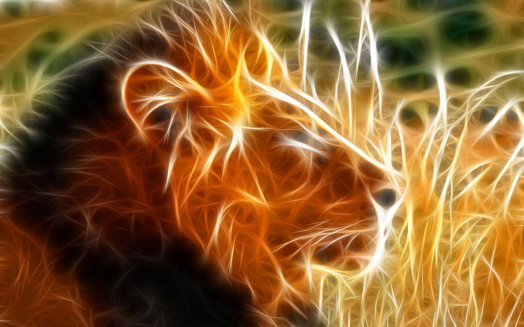 Hình ảnh 3D đẹp nhất về Sư tử