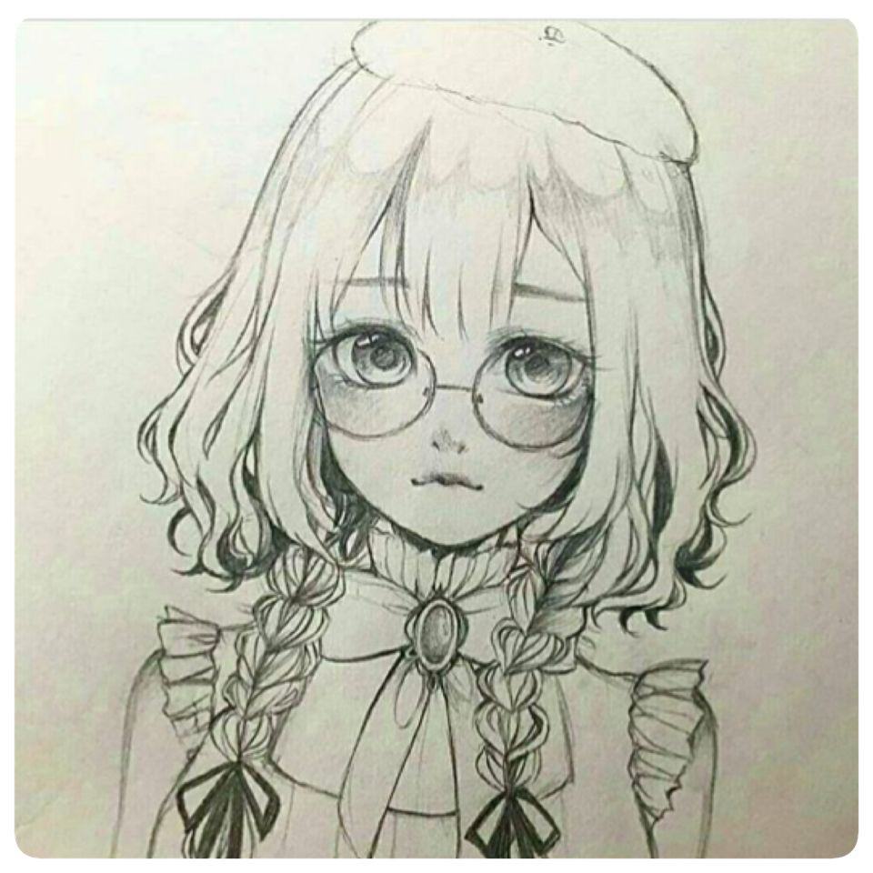 Vẽ cô gái anime xinh đẹp