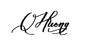Mẫu chữ ký đẹp mang tên Quỳnh Hương