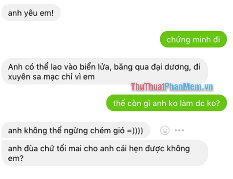 Luôn thay đổi nội dung tin nhắn để tăng tính hấp dẫn và tò mò trong câu chuyện