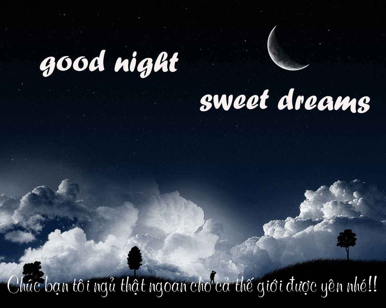 Chúc ngủ ngon và hình ảnh giấc mơ ngọt ngào