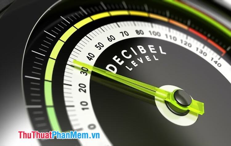 dB là viết tắt của Decibel - đơn vị đo cường độ âm thanh dựa trên đặc điểm của tai người