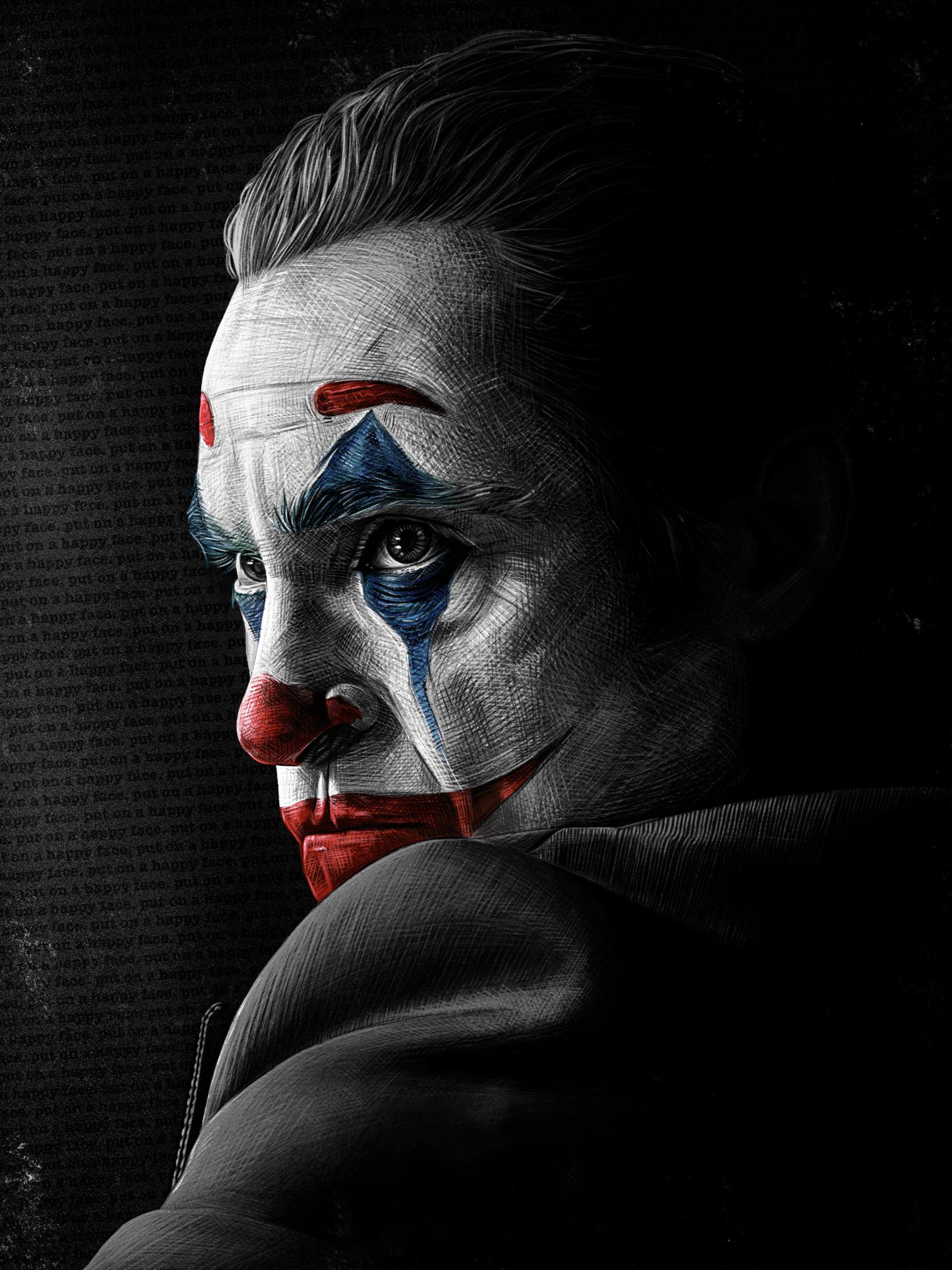 Joker có khuôn mặt buồn