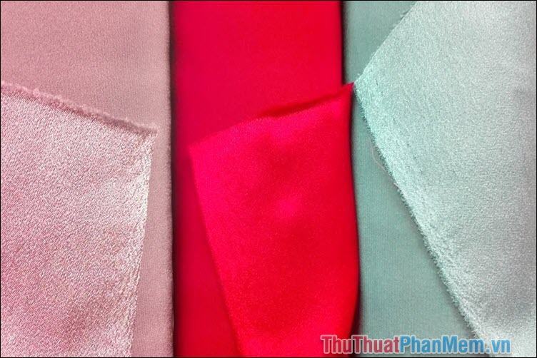 Để tạo ra vải satin cần ứng dụng nhiều loại vải khác nhau nhưng phổ biến là sợi polyester
