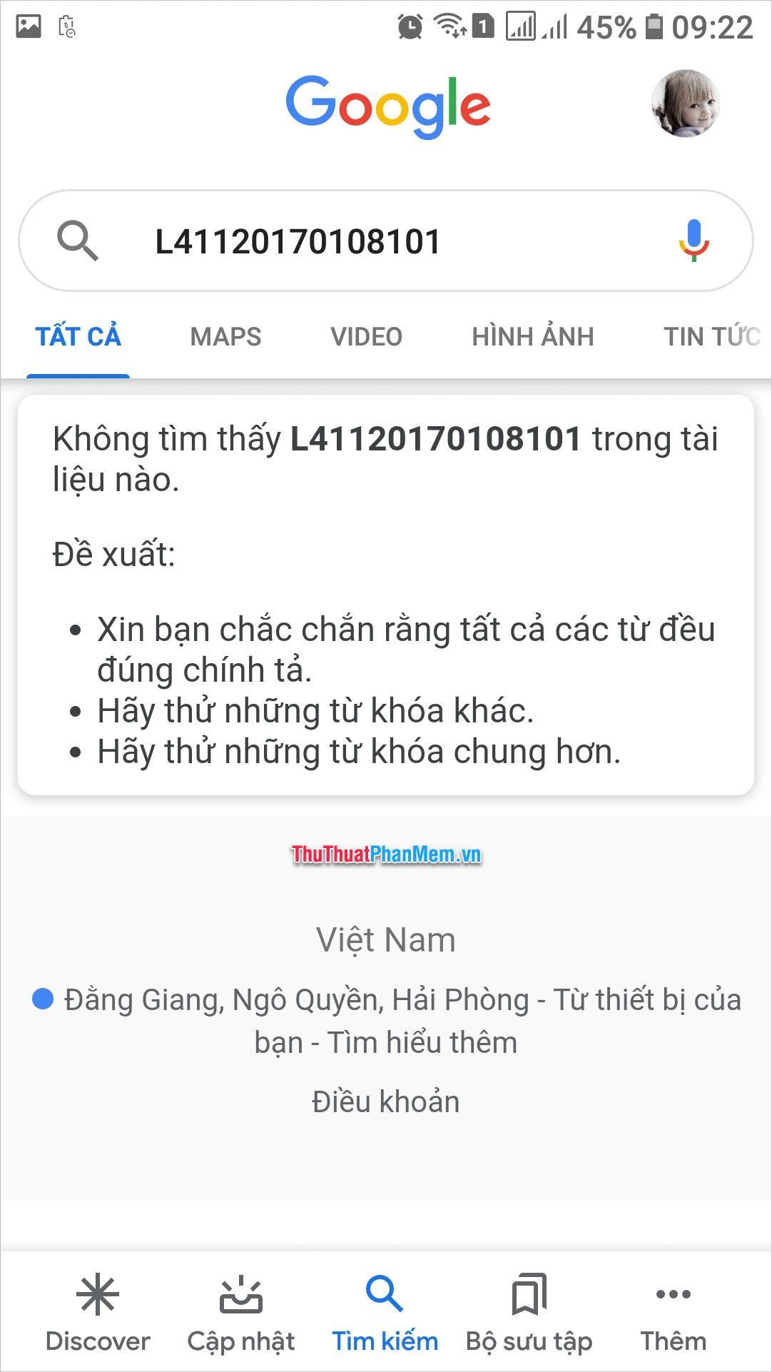 Nếu bạn không thể tìm thấy nó, đó là hàng giả