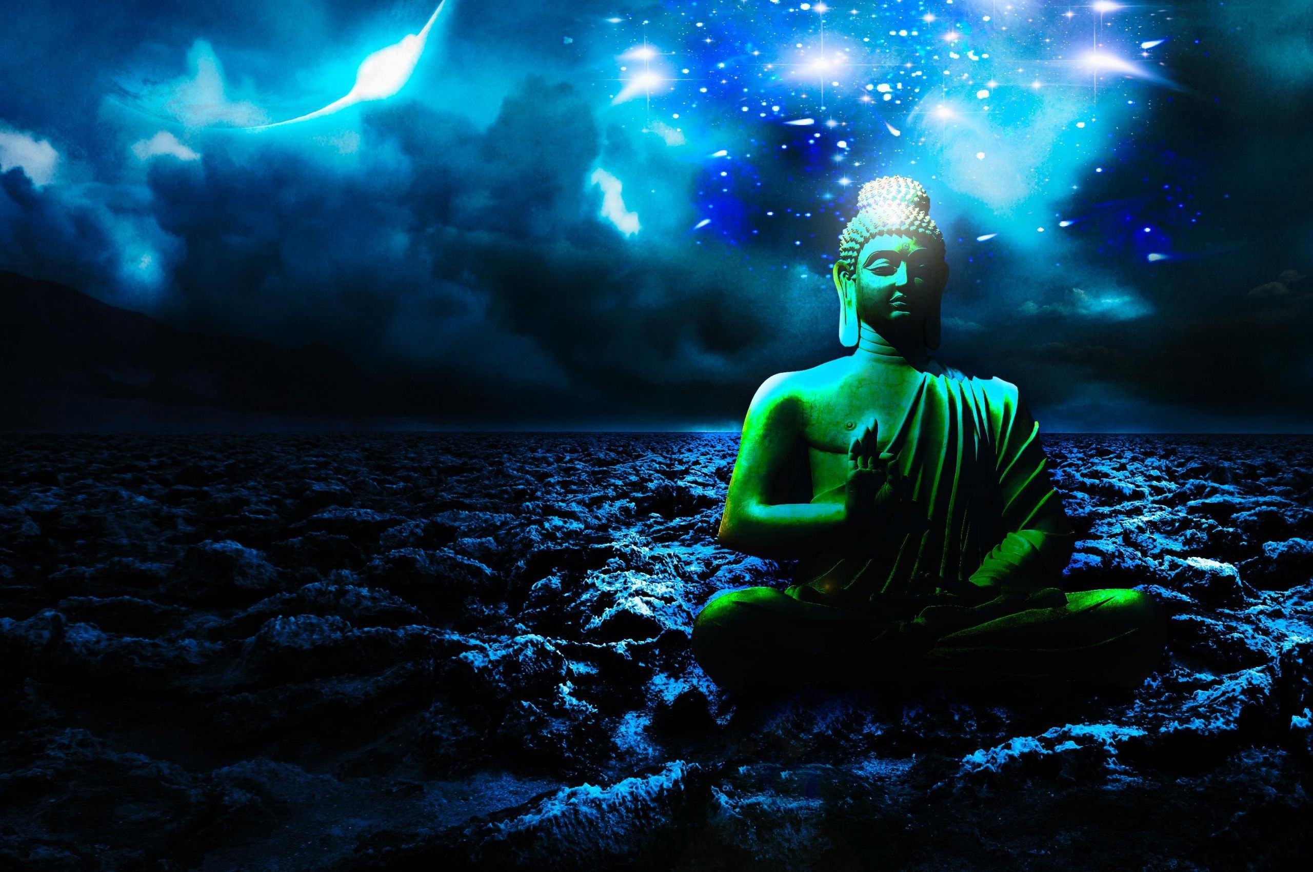 Tượng Phật 3D và vũ trụ